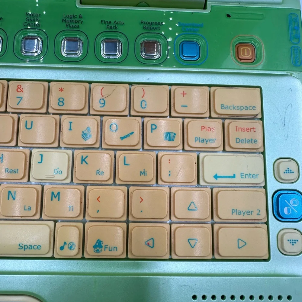 VTech Nitro Vintage Green Working Notebook Laptop Learning School Academic Toy